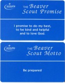 beaver promise and law card